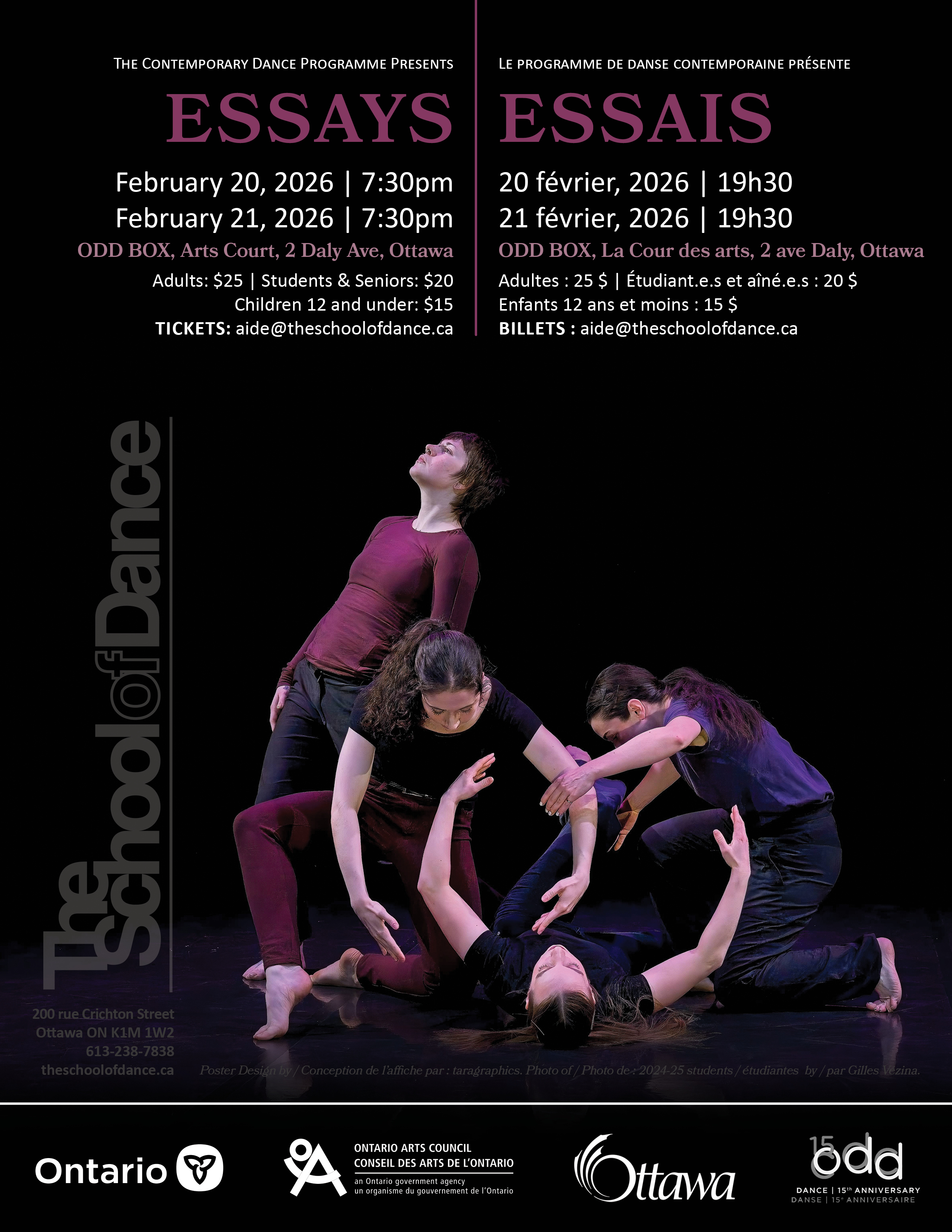 Collage The School of Dance Contemporary Dance Programme